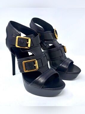Burberry Platform High Heel Sandals - Women's